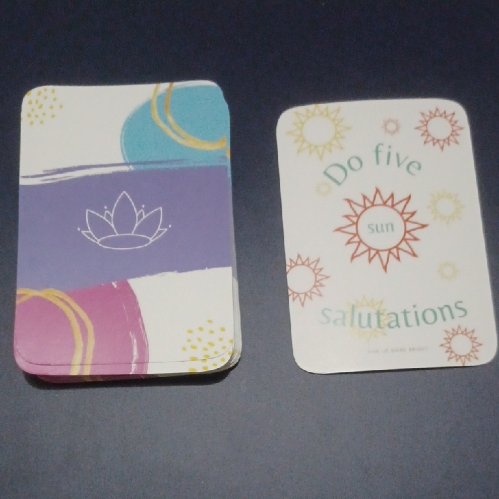 Colorful Well Being Inspiration Cards